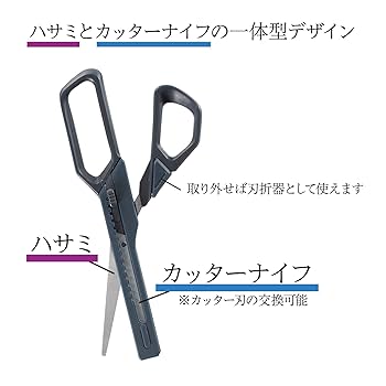 Amazon.co.jp: リマーク(Remark)【カッターとはさみが一緒になっ